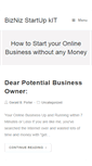 Mobile Screenshot of biznizstartupkit.com